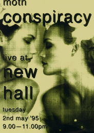 image of flyer from gig in yellow